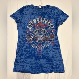 Def Leppard Shirt Womens medium